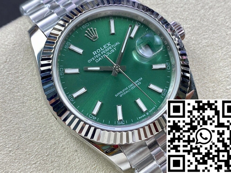 Factory Green Dial M126334-0028 Datejust EW Rolex 0306
